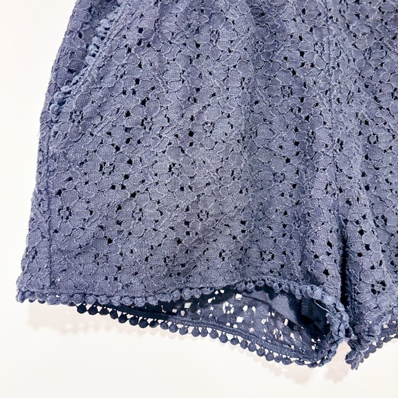 STREETWEAR SOCIETY Black lace floral shorts | chic boho summer | Small * - Picture 4 of 7